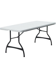 Mesa auxiliar Lifetime Negro 75 x 66 x 50,5 cm Acero Plástico | Tienda24 Tienda24.eu