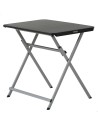 Mesa auxiliar Lifetime Negro 75 x 66 x 50,5 cm Acero Plástico | Tienda24 Tienda24.eu