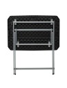 Mesa auxiliar Lifetime Negro 75 x 66 x 50,5 cm Acero Plástico | Tienda24 Tienda24.eu