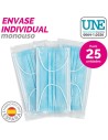 Box of hygienic masks SensiKare 25 Peças (12 Unidades) | Tienda24 Tienda24.eu