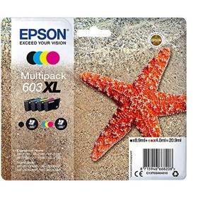 Tinteiro de Tinta Original Epson C13T03A64020 4 Peças Preto Multicolor de Epson, Toners e tinta de impressora - Ref: S7732412...