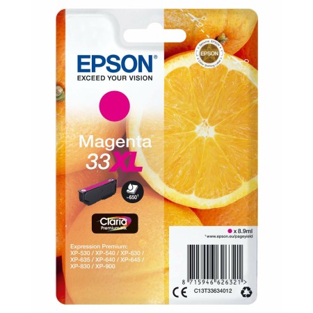 Cartucho de Tinta Original Epson C13T33634022 Magenta de Epson, Tóners y tinta de impresora - Ref: S7732884, Precio: 29,62 €,...