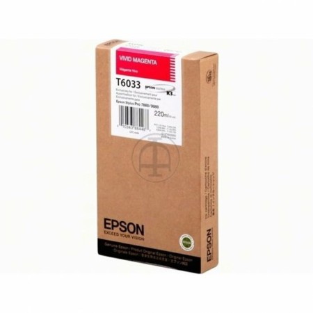 Cartuccia ad Inchiostro Originale Epson C13T603300 Argentato Magenta di Epson, Toner e inchiostro per stampante - Rif: S77330...