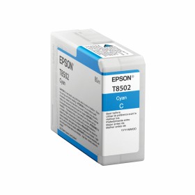 Tinteiro de Tinta Original Epson C13T850200 Ciano de Epson, Toners e tinta de impressora - Ref: S7733288, Preço: 60,80 €, Des...