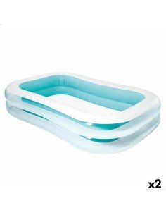 Aufblasbarer Pool Bestway 366 x 76 cm Blau 5377 L | Tienda24 Tienda24.eu