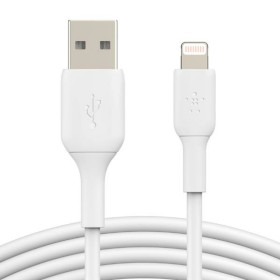 Câble USB vers Lightning Belkin CAA001BT2MWH 2 m Blanc de Belkin, Câbles Lighting - Réf : S7733871, Prix : 20,32 €, Remise : %