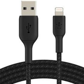 Cable USB a Lightning Belkin CAA002BT0MBK Negro 15 cm de Belkin, Cables Lightning - Ref: S7733874, Precio: 20,13 €, Descuento: %