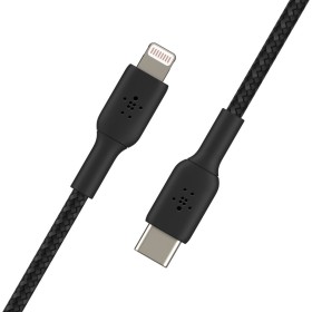 Câble USB-C vers Lightning Belkin CAA004BT2MBK 2 m Noir de Belkin, Câbles USB - Réf : S7733887, Prix : 28,08 €, Remise : %