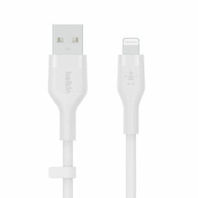 Câble USB vers Lightning Belkin CAA008BT1MWH 1 m Blanc de Belkin, Câbles USB - Réf : S7733898, Prix : 23,69 €, Remise : %