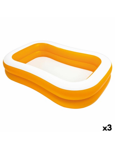 Inflatable pool Intex Mandarin Orange 600 L 229 x 48 x 152 cm (3 Units) | Tienda24 Tienda24.eu