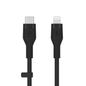 Câble USB-C vers Lightning Belkin CAA009BT2MBK 2 m Noir de Belkin, Câbles USB - Réf : S7733911, Prix : 34,17 €, Remise : %