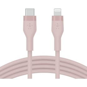 Câble USB-C vers Lightning Belkin CAA009BT2MPK 2 m Rose de Belkin, Câbles USB - Réf : S7733913, Prix : 30,64 €, Remise : %