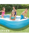 Piscina Insuflável Intex Azul Branco Azul/Branco 540 L 203 x 48 x 152 cm (3 Unidades) | Tienda24 Tienda24.eu