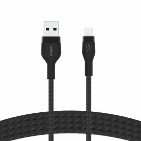 Cabo USB para Lightning Belkin CAA010BT1MBK Preto 1 m de Belkin, Cabos USB - Ref: S7733919, Preço: 27,96 €, Desconto: %