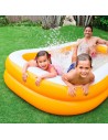 Inflatable pool Intex Mandarin Orange 600 L 229 x 48 x 152 cm (3 Units) | Tienda24 Tienda24.eu