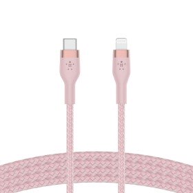 Cable USB-C a Lightning Belkin CAA011BT1MPK 1 m Rosa de Belkin, Cables USB - Ref: S7733933, Precio: 30,43 €, Descuento: %