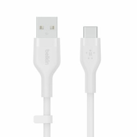 Câble USB A vers USB C Belkin CAB008BT1MWH Blanc 1 m de Belkin, Câbles USB - Réf : S7733976, Prix : 18,94 €, Remise : %