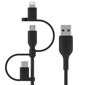 Câble USB Belkin CAC001BT1MBK Noir 1 m de Belkin, Câbles USB - Réf : S7734062, Prix : 28,79 €, Remise : %