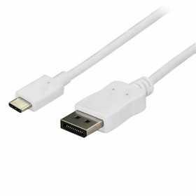 Adaptateur USB C vers DisplayPort Startech CDP2DPMM6W 1,8 m Blanc de Startech, Câbles USB - Réf : S7734380, Prix : 42,45 €, R...