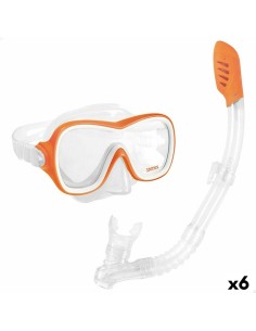 Óculos de Mergulho com Tubo Intex Wave Rider Laranja de Intex, Snorkels - Ref: S8901575, Precio: 55,15 €, Descuento: %