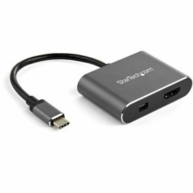 Adaptador USB C a HDMI/MiniDisplayPort Startech CDP2HDMDP 4K Ultra HD de Startech, Adaptadores USB-VGA - Ref: S7734405, Preci...