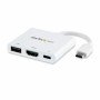 Adaptateur USB-C Startech CDP2HDUACPW Blanc 4K Ultra HD | Tienda24 - Global Online Shop Tienda24.eu