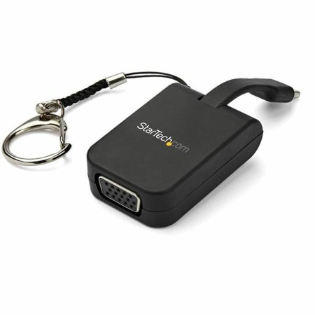 Adaptador USB C a VGA Startech CDP2VGAFC   Negro de Startech, Adaptadores USB - Ref: S7734430, Precio: 13,83 €, Descuento: %