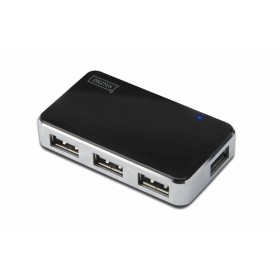 Hub USB Digitus DA-70220 Negro Negro/Gris de Digitus, Hubs de red - Ref: S7736671, Precio: 17,23 €, Descuento: %