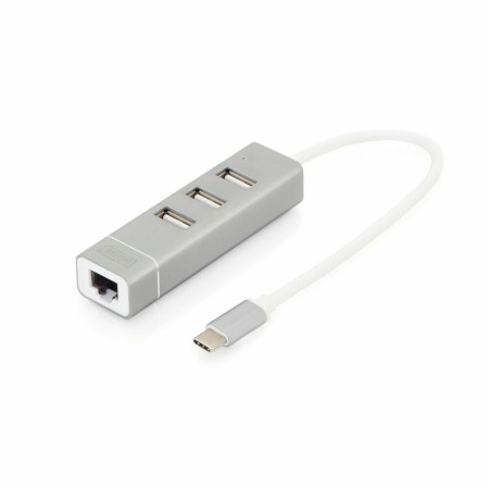 Hub USB Digitus Grigio Argentato Alluminio di Digitus, Hub USB - Rif: S7736679, Prezzo: 18,84 €, Sconto: %