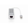 Hub USB Digitus Grigio Argentato Alluminio di Digitus, Hub USB - Rif: S7736679, Prezzo: 18,84 €, Sconto: %