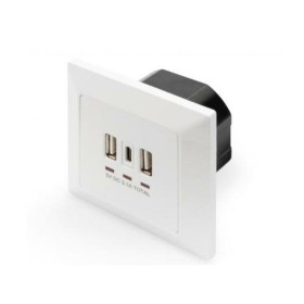 Adaptador para Tomadas Silver Electronics 9153 3500W Branco 220 V | Tienda24 - Global Online Shop Tienda24.eu