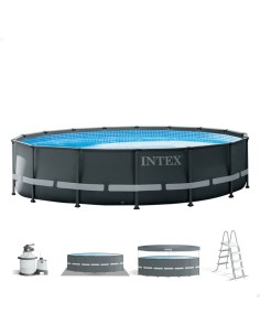 Piscina Smontabile Intex 488 x 122 x 488 cm da Intex, Piscine fuoriterra - Ref: S8901651, Precio: €576.59, Descuento: %