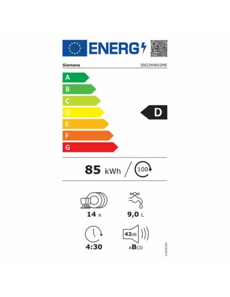 Geschirrspüler Siemens AG SN23HW02ME 60 cm | Tienda24 Tienda24.eu