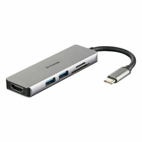 Hub USB C D-Link DUB-M530 4K Ultra HD Gris de D-Link, Hubs USB - Ref: S7739015, Precio: 48,68 €, Descuento: %