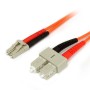 Cable fibra óptica Startech FIBLCSC2 2 m Naranja | Tienda24 - Global Online Shop Tienda24.eu