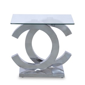 Side table Alexandra House Living Crystal 55 x 55 x 50 cm by Alexandra House Living, Tables - Ref: D1627032, Price: 442,30 €,...