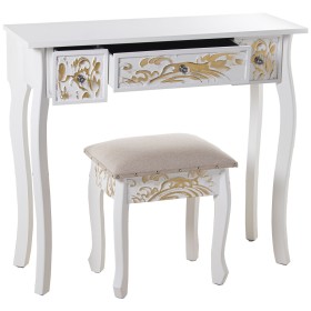 Dressing Table with Stool Alexandra House Living White 2 Pieces by Alexandra House Living, Dressing Tables - Ref: D1627052, P...