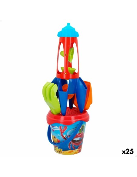 Conjunto de brinquedos de praia Colorbaby Foguete Polipropileno (25 Unidades) | Tienda24 Tienda24.eu