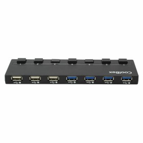 USB Hub CoolBox HUBCOO356A Black by CoolBox, USB hubs - Ref: S7744693, Price: 23,76 €, Discount: %