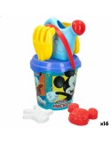 Set de jouets de plage Mickey Mouse Ø 18 cm (16 Unités) | Tienda24 Tienda24.eu