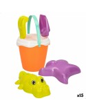 Conjunto de brinquedos de praia Colorbaby Ø 18 cm Polipropileno (15 Unidades) | Tienda24 Tienda24.eu