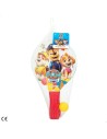 Pás de Praia The Paw Patrol Madeira 18,5 x 31,5 x 0,5 cm (12 Unidades) | Tienda24 Tienda24.eu