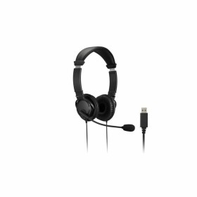 Casque Kensington K33065WW Noir de Kensington, Écouteurs avec microphones - Réf : S7745762, Prix : 43,57 €, Remise : %