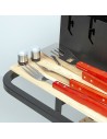 Set Utensili da Barbecue Aktive 7 Pezzi Barbecue Acciaio inossidabile 42 x 67 x 3 cm (4 Unità) da Aktive, Set di attrezzi - R...