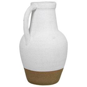 Vaso Alexandra House Living Branco Cerâmica 25 x 23 x 40 cm Com pega de Alexandra House Living, Jarrões - Ref: D1627069, Preç...