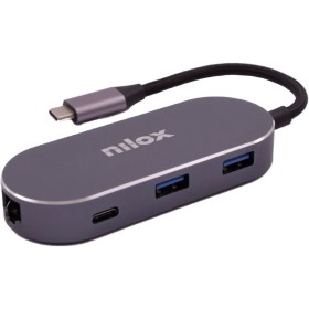 Hub USB Nilox NXDSUSBC02 Gris de Nilox, Hubs de réseau - Réf : S7753109, Prix : 38,12 €, Remise : %