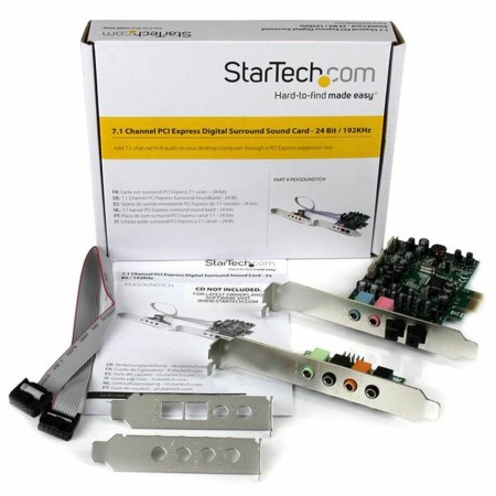 Sound card Startech PEXSOUND7CH by Startech, Internal sound cards - Ref: S7755310, Price: 70,64 €, Discount: %