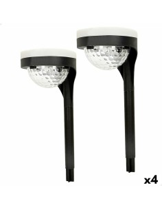 Set di picchetti solari da giardino Aktive 2 Pezzi polipropilene 11 x 49 x 12 cm (4 Unità) da Aktive, Luci per sentieri - Ref...