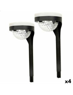 Set of solar garden lights Aktive 4 Pieces Plastic 6 x 39,5 x 6 cm (4 Units) | Tienda24 Tienda24.eu