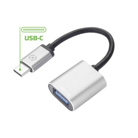 Cabo USB A para USB C Celly PROUSBCUSBDS Prateado de Celly, Cabos USB - Ref: S7756597, Preço: 12,17 €, Desconto: %